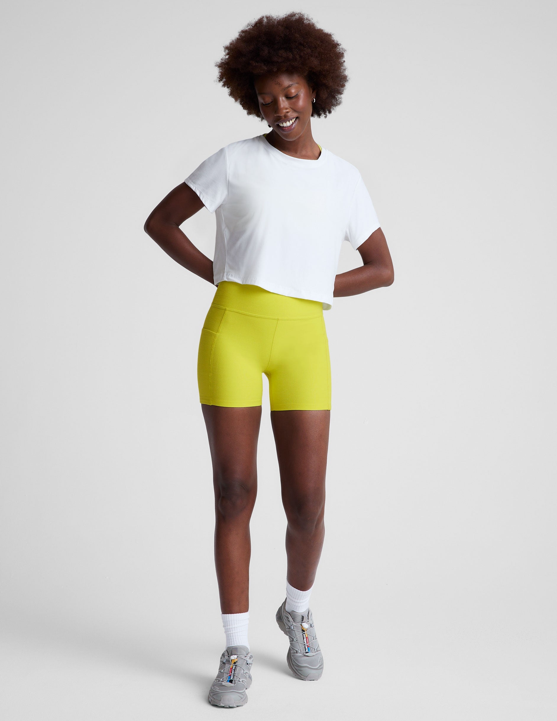 Beyond Yoga Featherweight Supreme Cropped Tee Women's