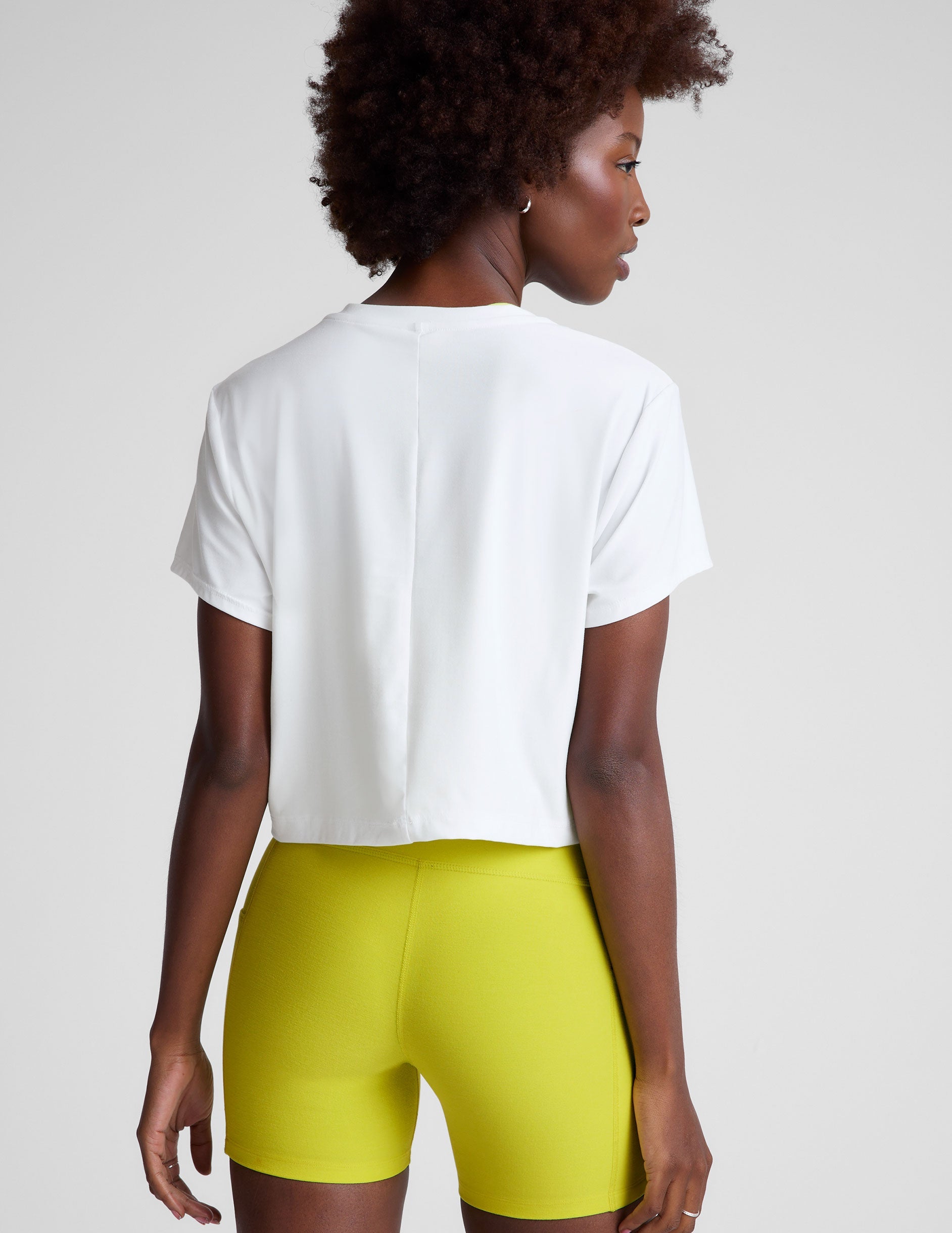 Beyond Yoga Featherweight Supreme Cropped Tee Women's