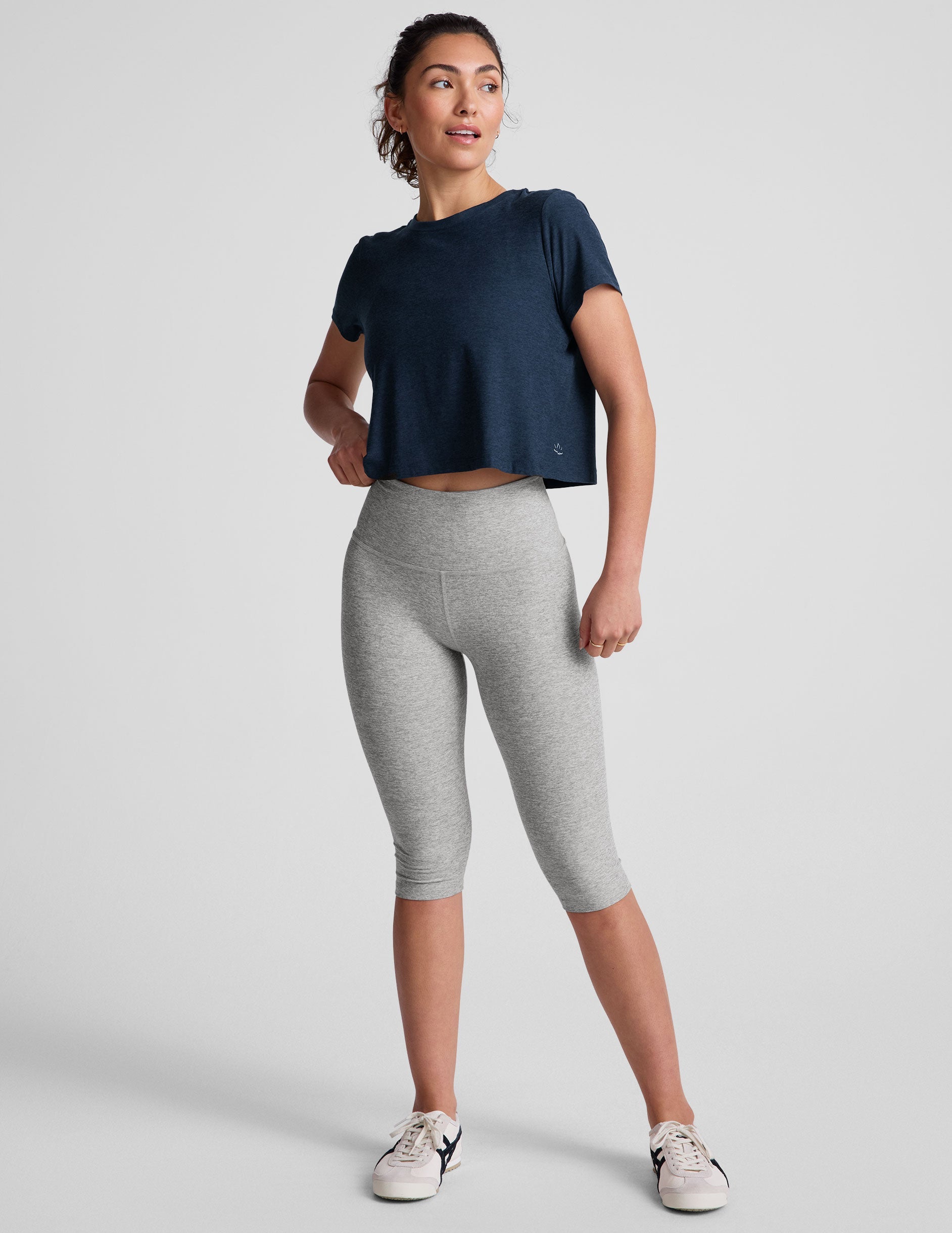 Beyond Yoga Featherweight Supreme Cropped Tee Women's