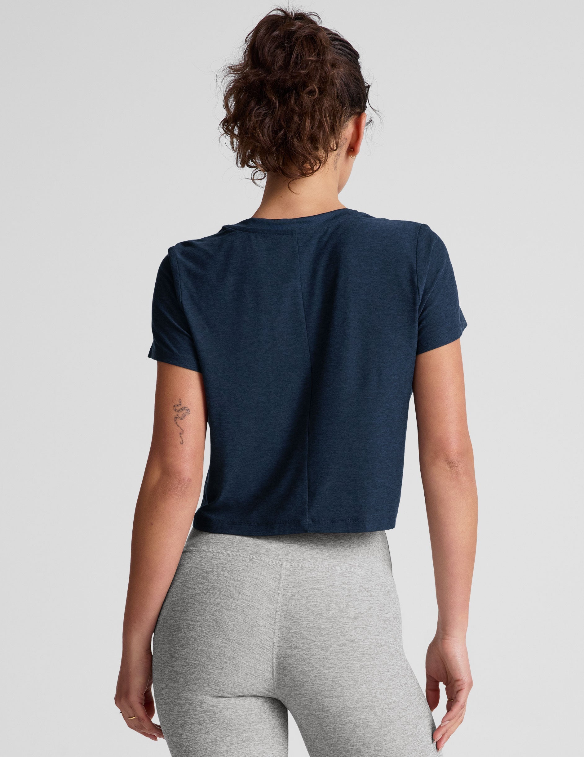 Beyond Yoga Featherweight Supreme Cropped Tee Women's