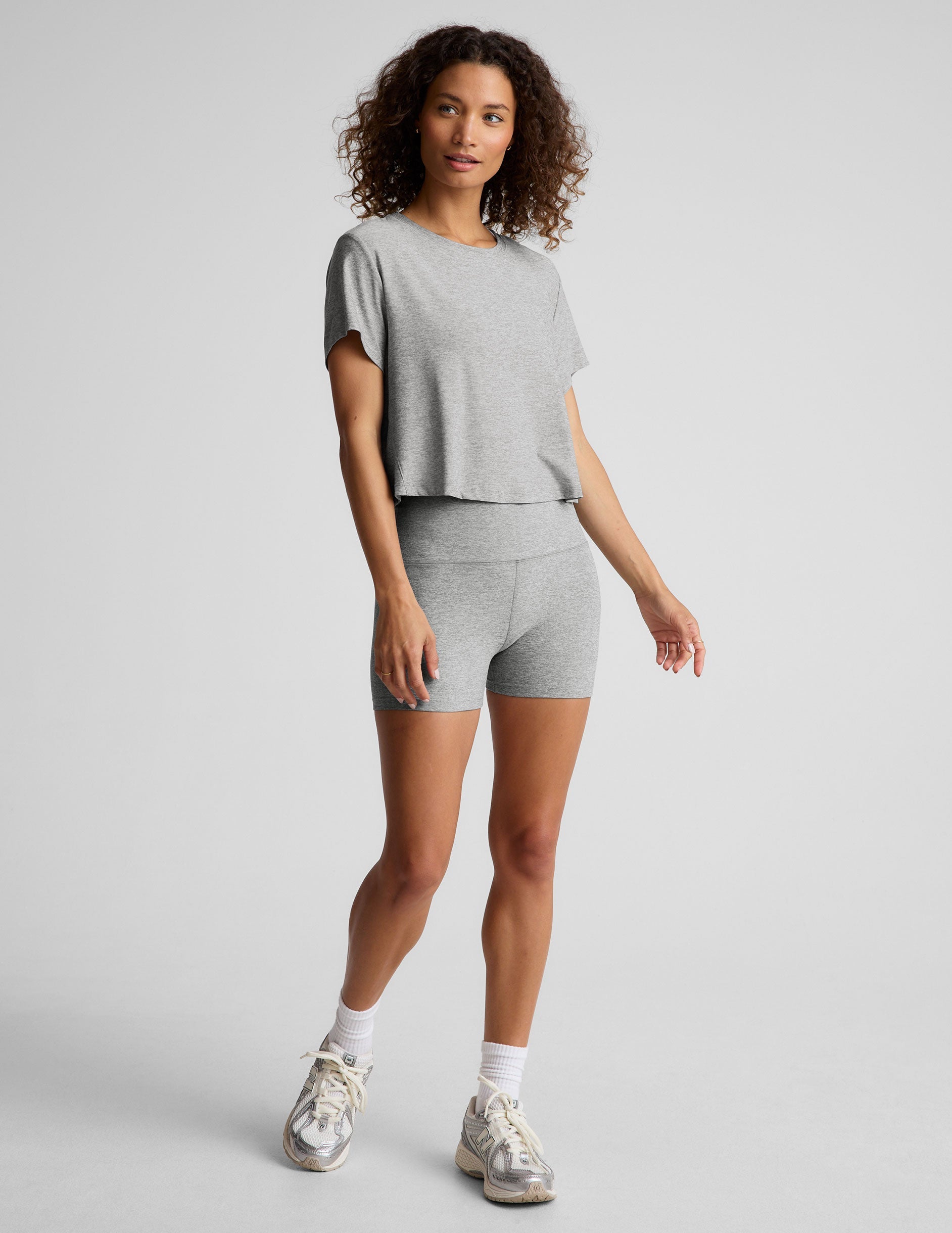 Beyond Yoga Featherweight Supreme Cropped Tee Women's