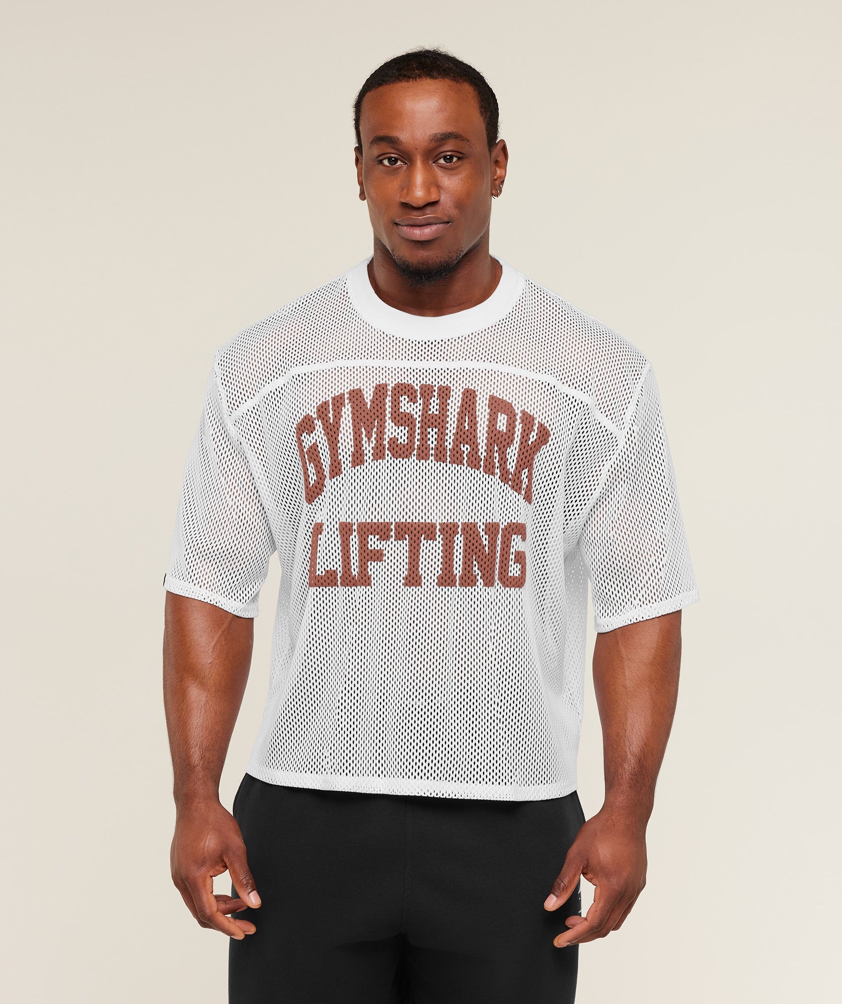 Gymshark Mesh Oversized T-Shirt White