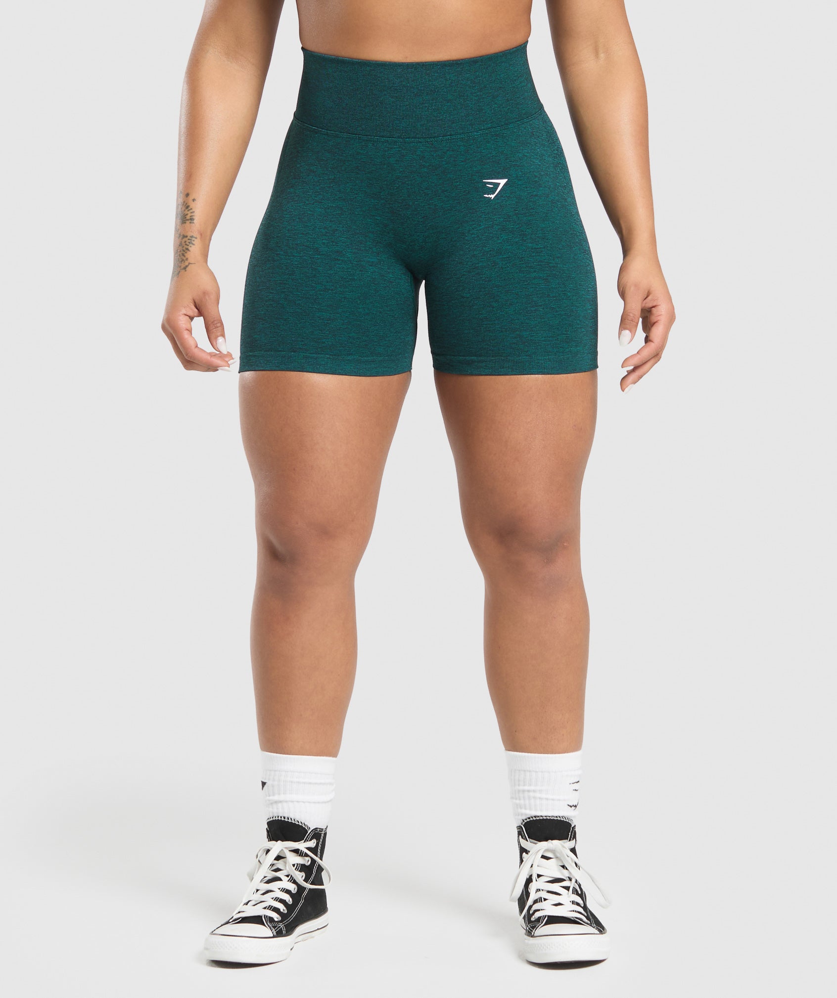 Women's Gymshark Lift Seamless Shorts Functional Teal XS