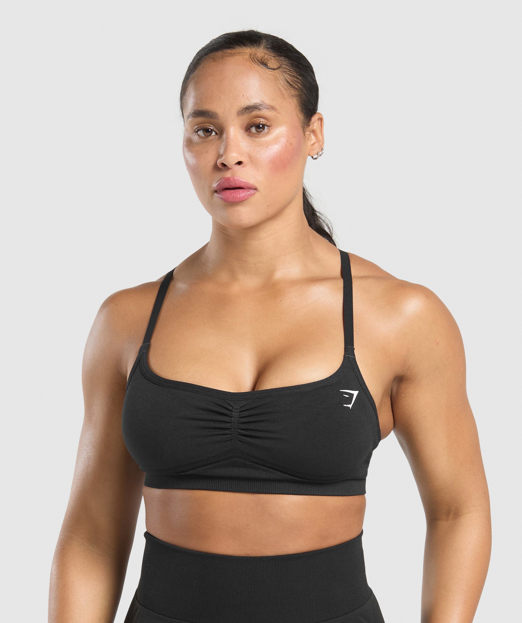 Women's Gymshark Lift Seamless Sports Bra Black