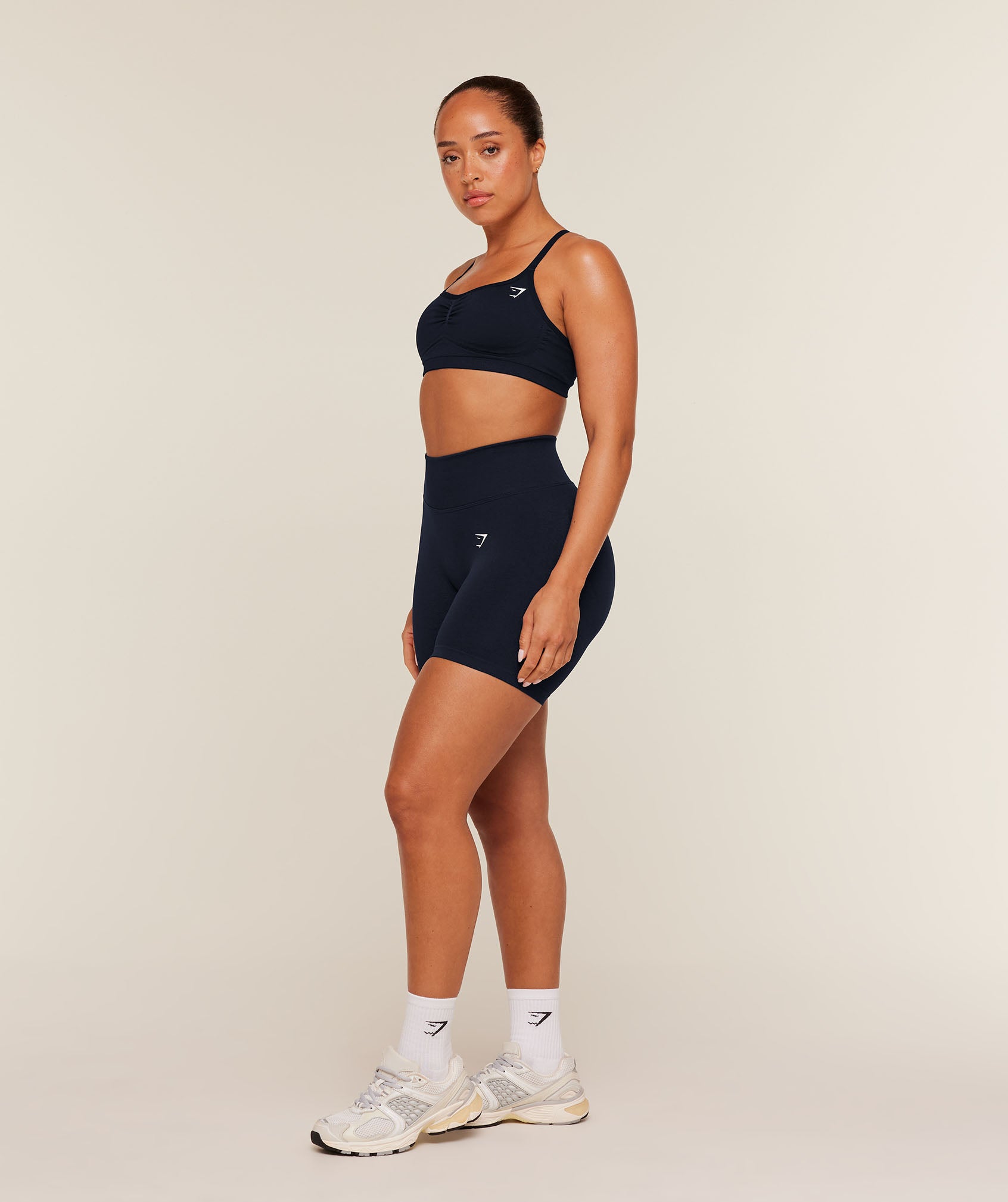 Women's Gymshark Lift Seamless Sports Bra Midnight Blue