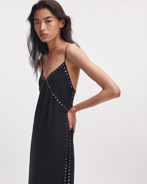 Rag & Bone Lili Beaded Slip Dress