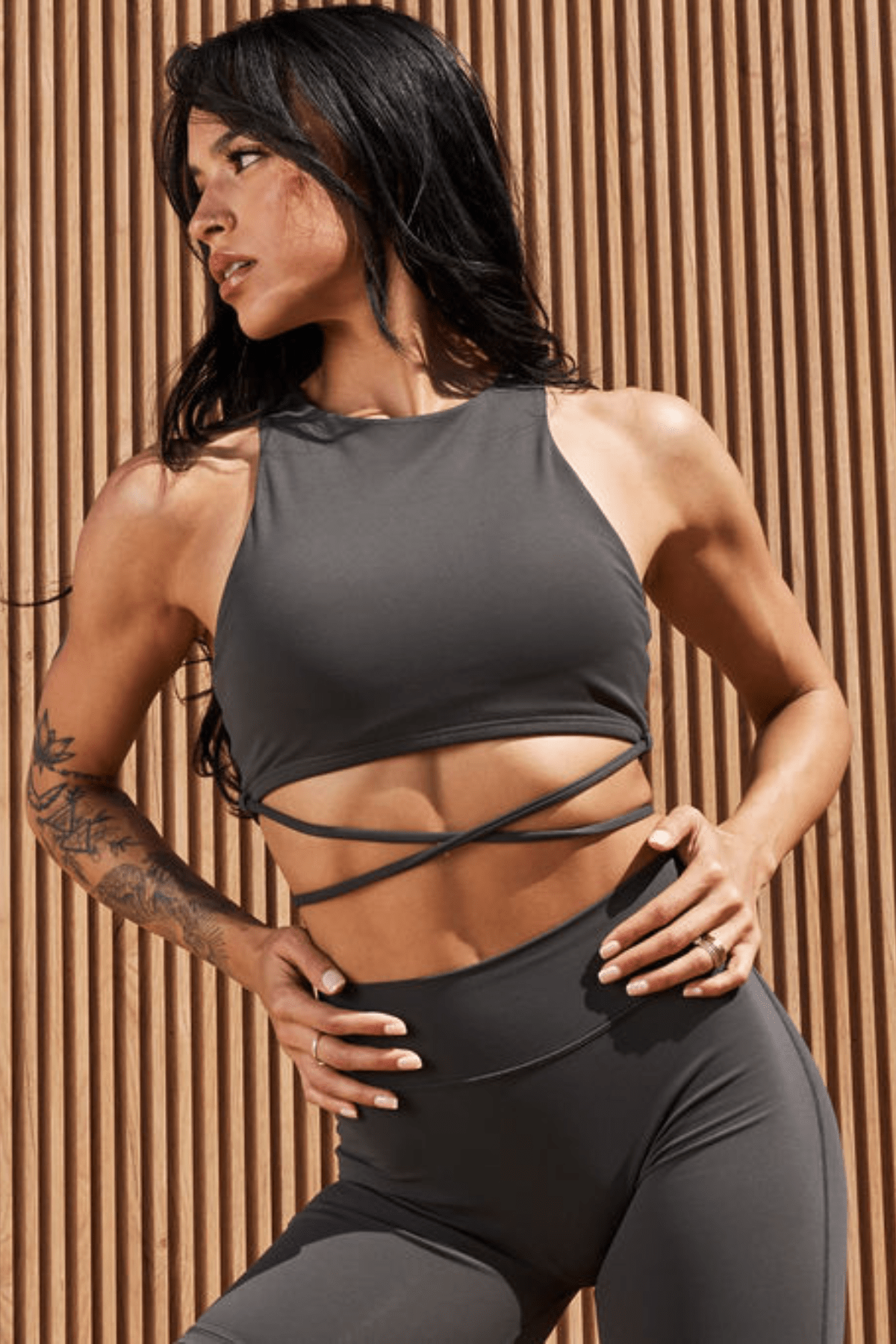 YoungLA W334 - Urban Wrap Bra Eclipse