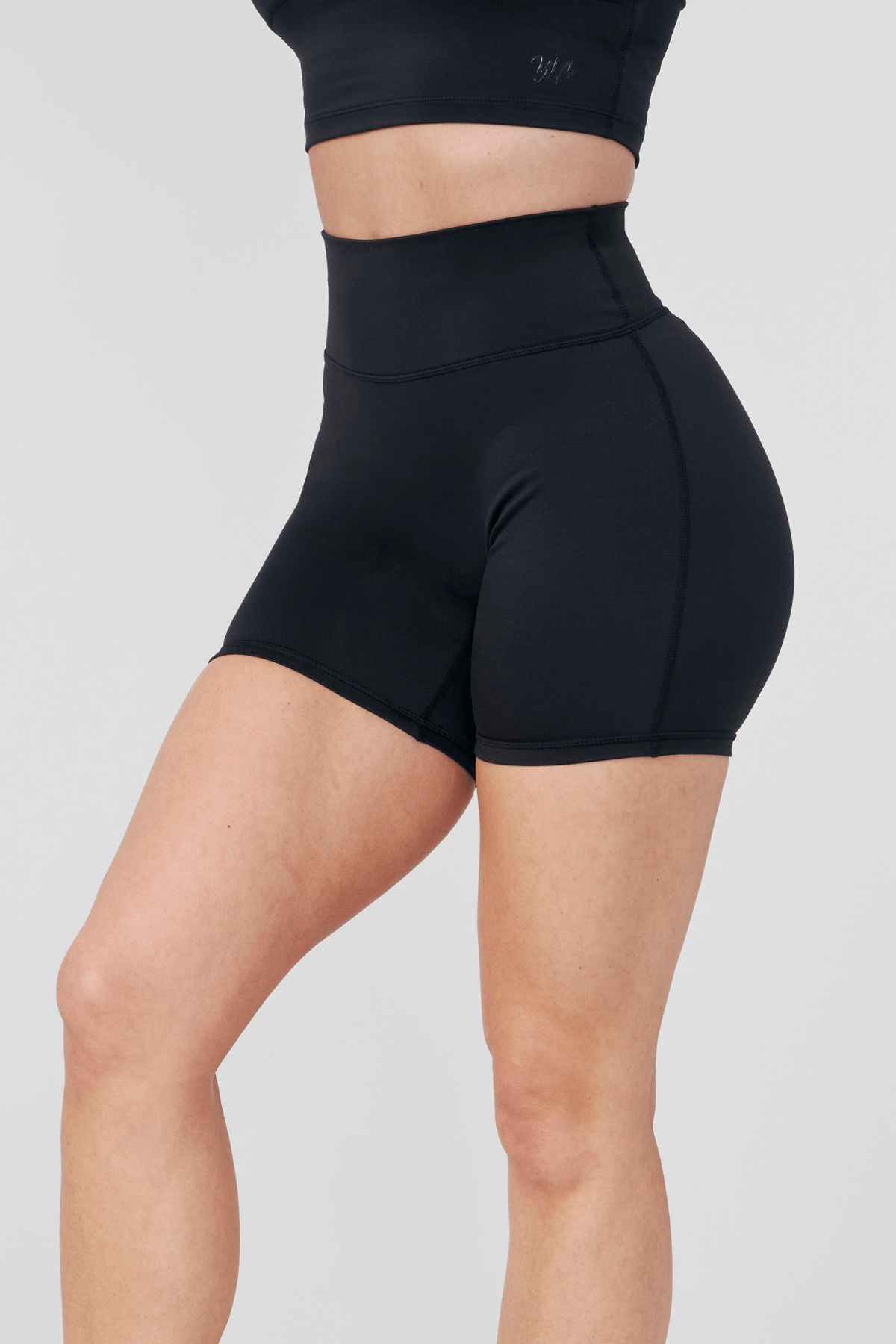 YoungLA W109 Level Up Biker Short Black Dahlia