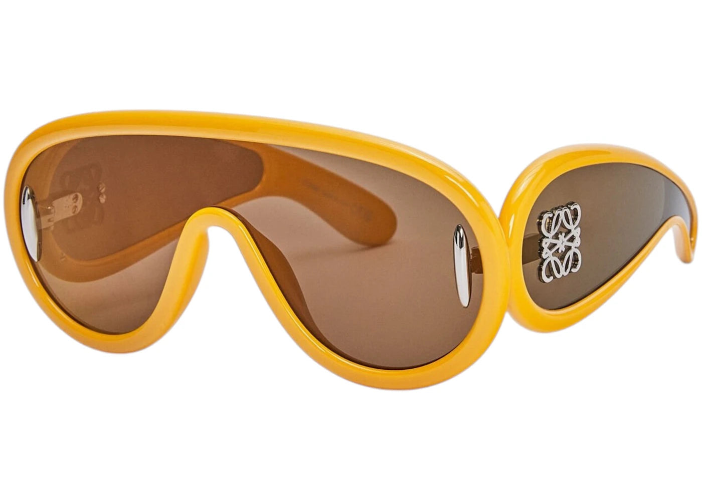 Loewe Wave Mask Sunglasses Earth Yellow