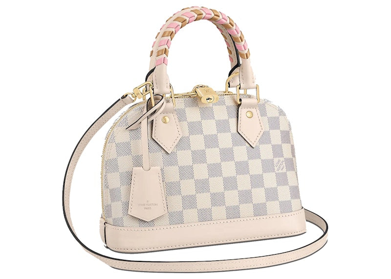 Louis Vuitton Alma Bb Damier Azur/Pink One Size