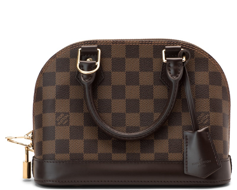 Louis Vuitton Alma Damier Ebene Bb Cerise Lining – Kicks Machine