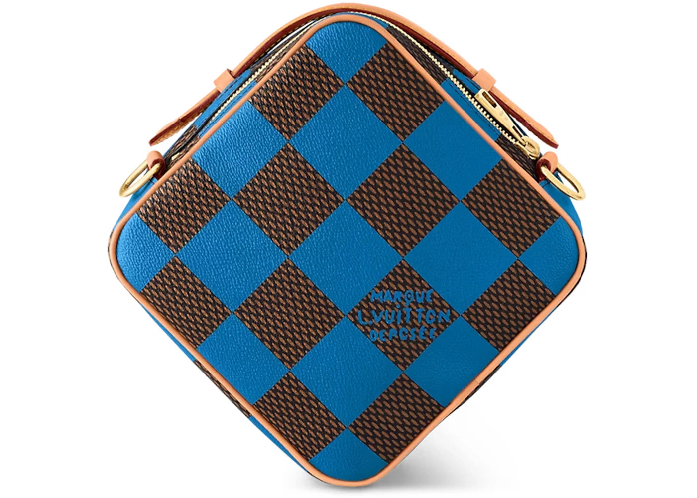 Louis Vuitton Chess Messenger Bag Damier Pop Blue