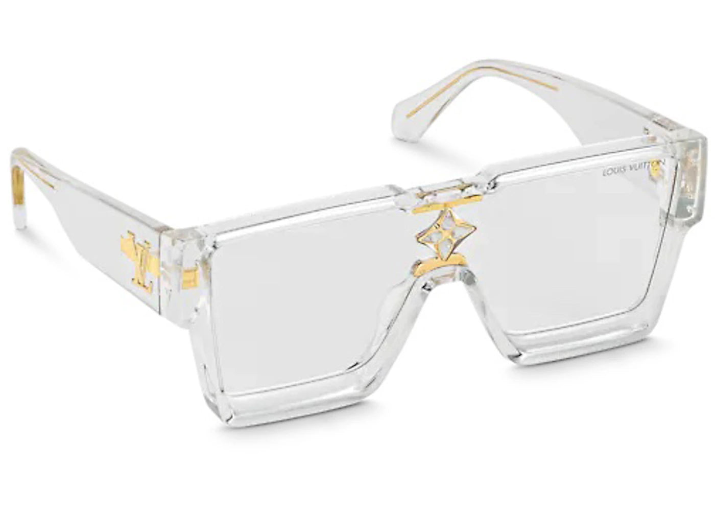 小物 shop Louis Vuitton Cyclone Louis Vuitton Cyclone Sunglasses Transparent India | Kicks Machine