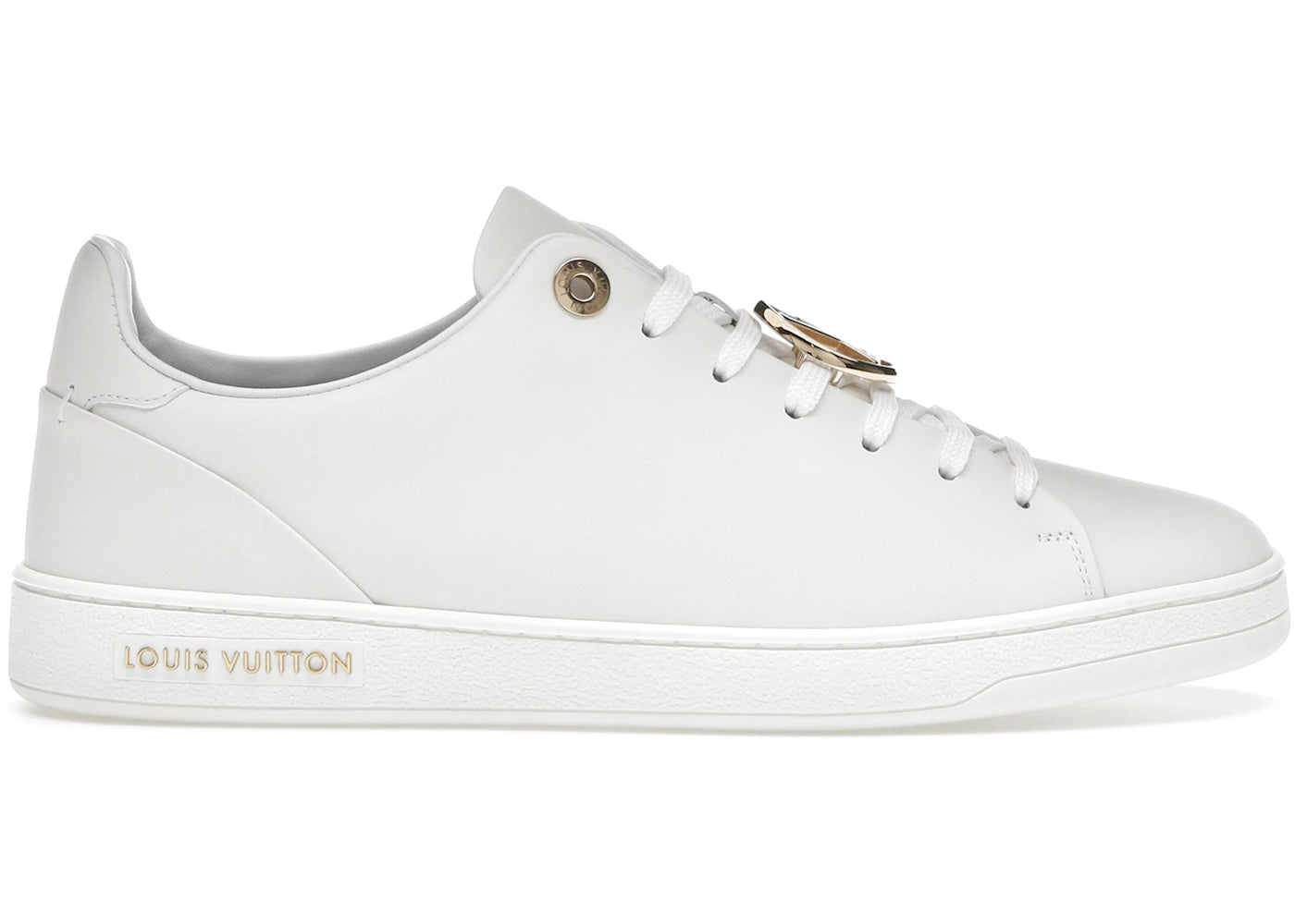 louis vuitton frontrow leather white white gold (women's)