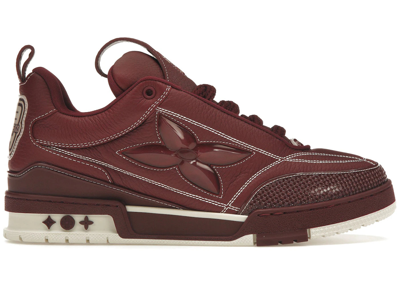 louis vuitton lv skate sneaker bordeaux red