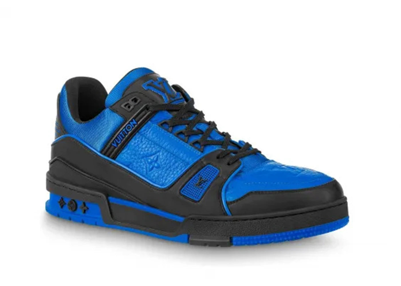 louis vuitton lv trainer black blue