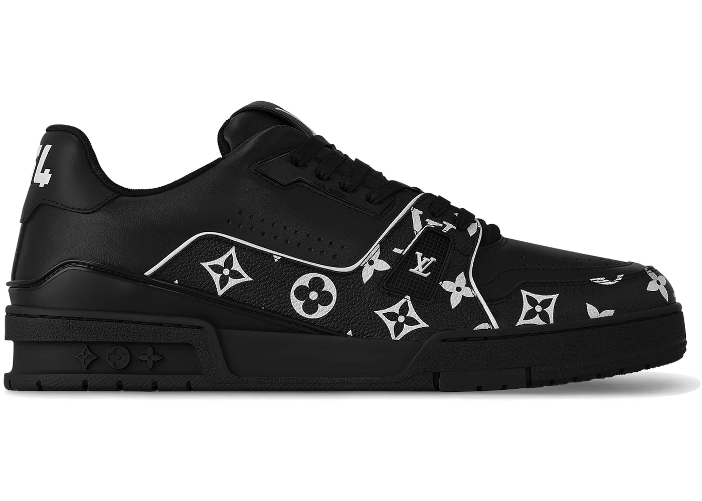 Louis Vuitton Lv Trainer Black White Monogram