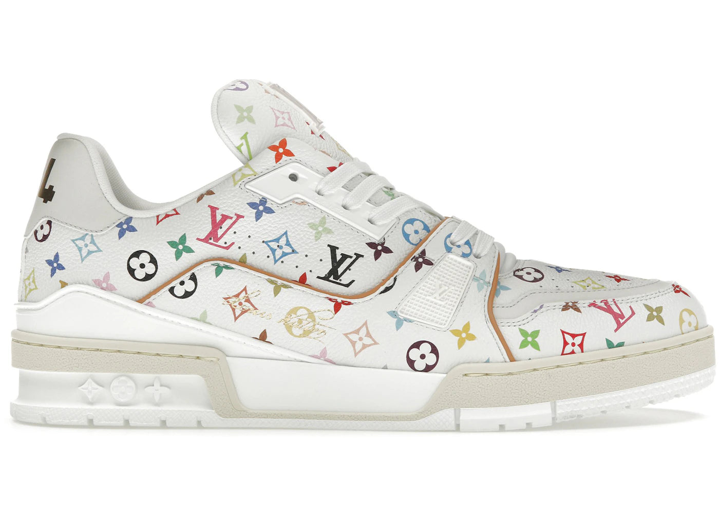 Louis Vuitton Lv Trainer Takashi Murakami White