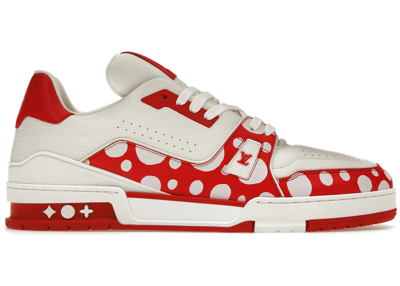 Louis Vuitton Lv Trainer Yayoi Kusama Red White