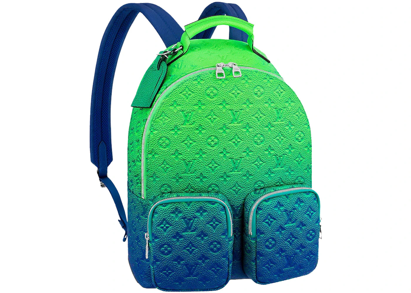 Louis Vuitton Multipockets Backpack Taurillon Illusion Blue/Green