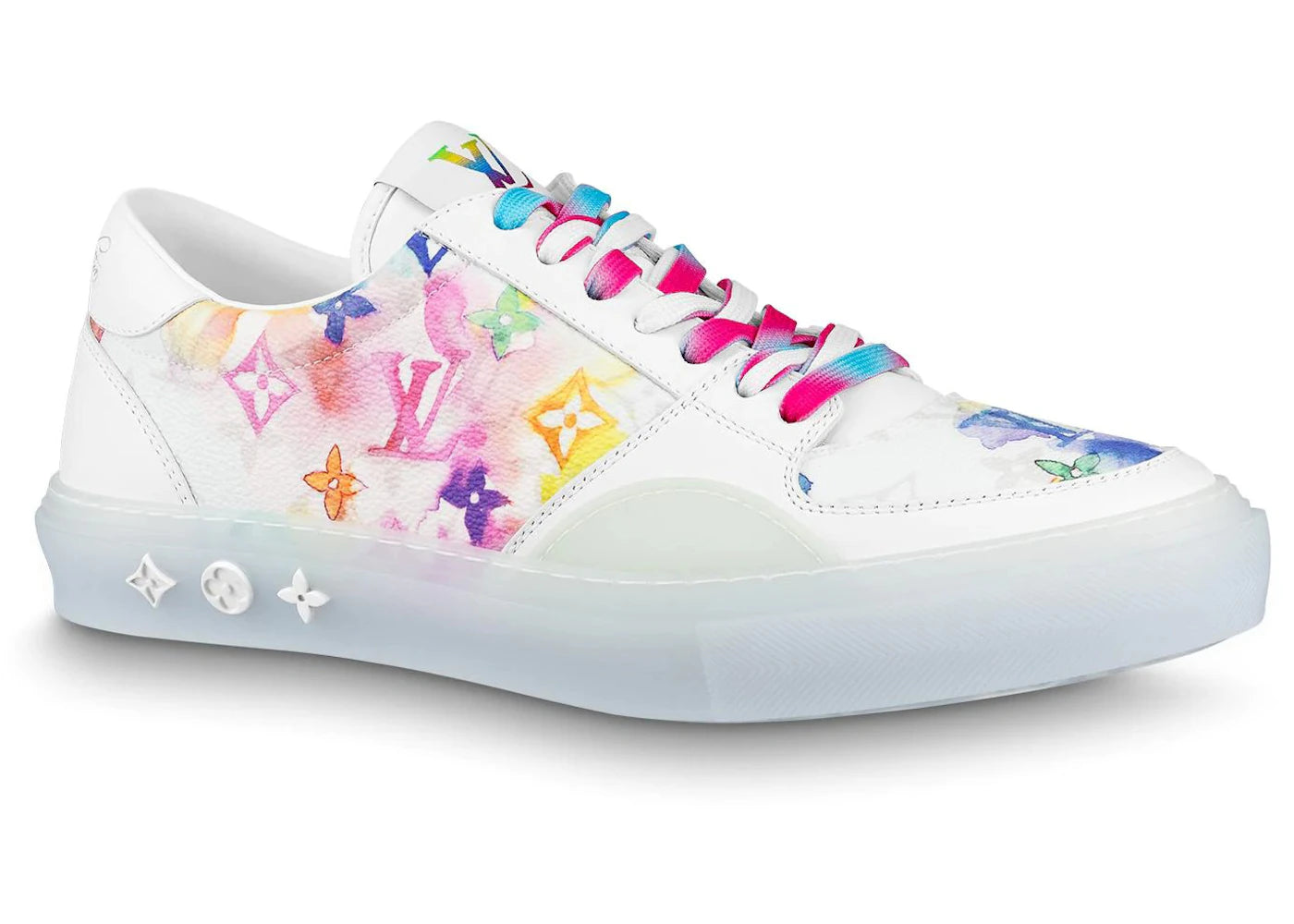 louis vuitton ollie white rainbow monogram