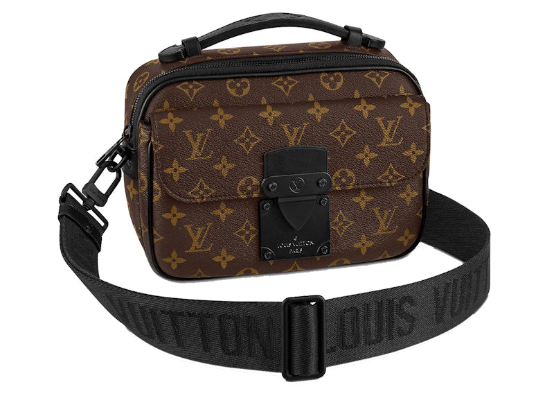 Louis Vuitton S Lock Messenger Monogram Macassar Brown One Size