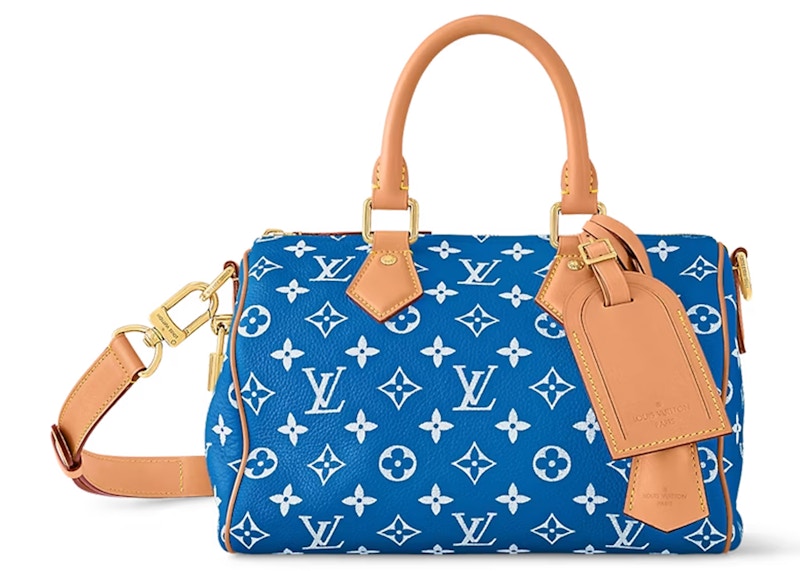Louis Vuitton Speedy P9 Bandoulière 25 Monogram Leather Blue One Size
