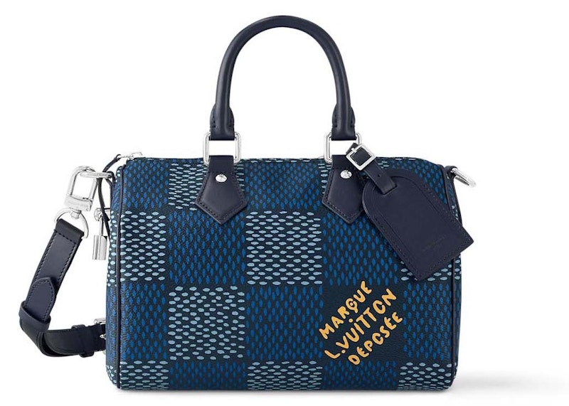 Louis Vuitton Speedy 25 Bandoulière Damier Heritage Blue – Kicks