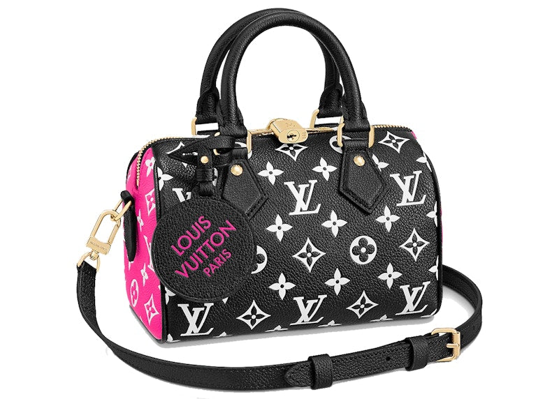 Louis Vuitton Speedy Bandouliere 20 Black/White – Kicks Machine