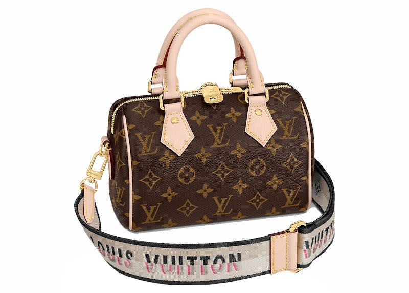 Louis Vuitton Speedy Bandouliere 20 Monogram Black One Size