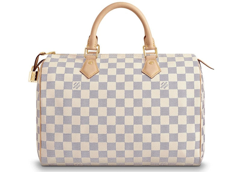 Louis Vuitton Speedy Damier Azur 30 White/Blue One Size