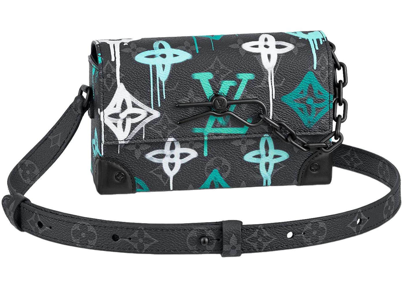 Louis Vuitton Steamer Wearable Wallet Lv Graffiti Multicolor