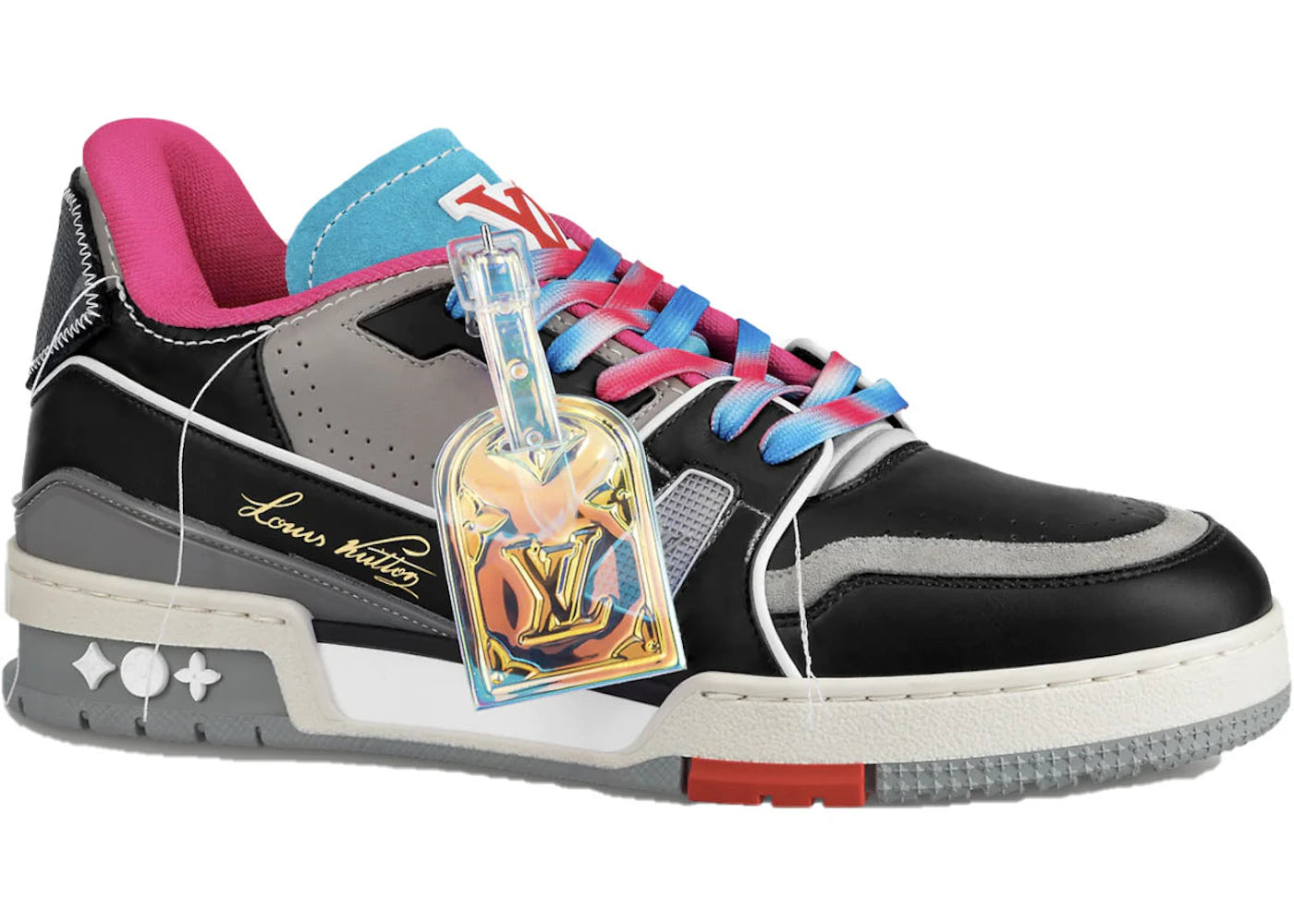 louis vuitton trainer pink ss21