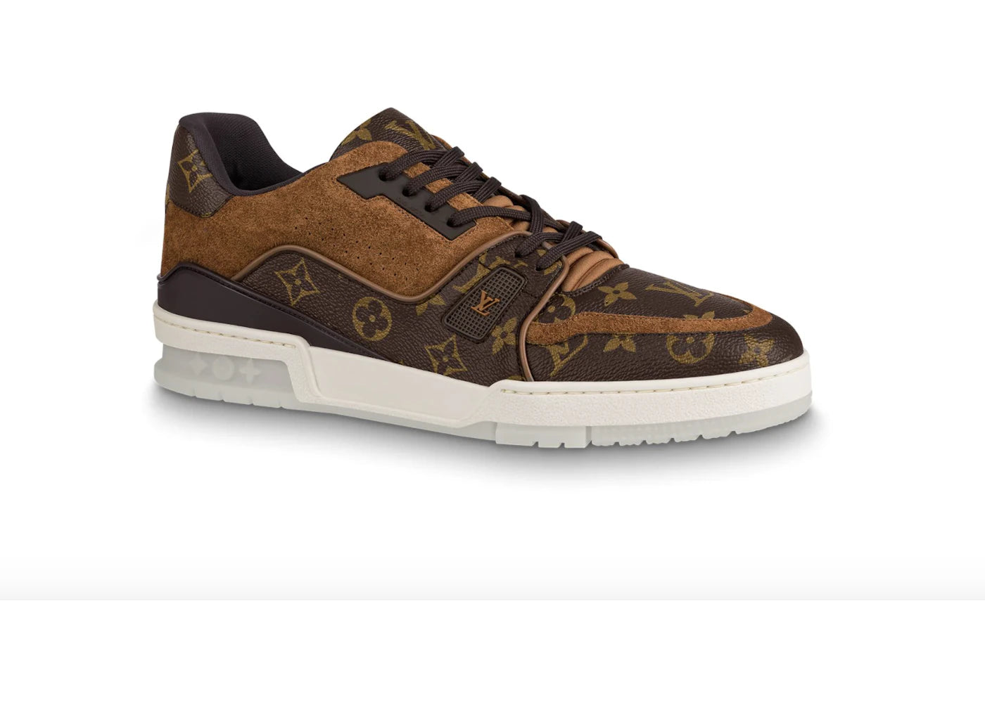 Louis Vuitton Trainer Suede Monogram
