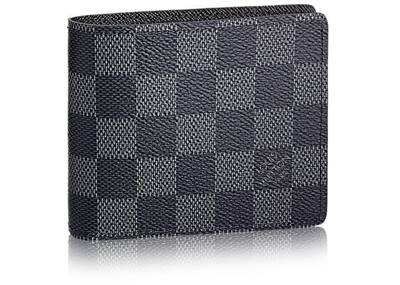 Louis Vuitton Wallet Slender Damier Graphite Gray/Black One Size