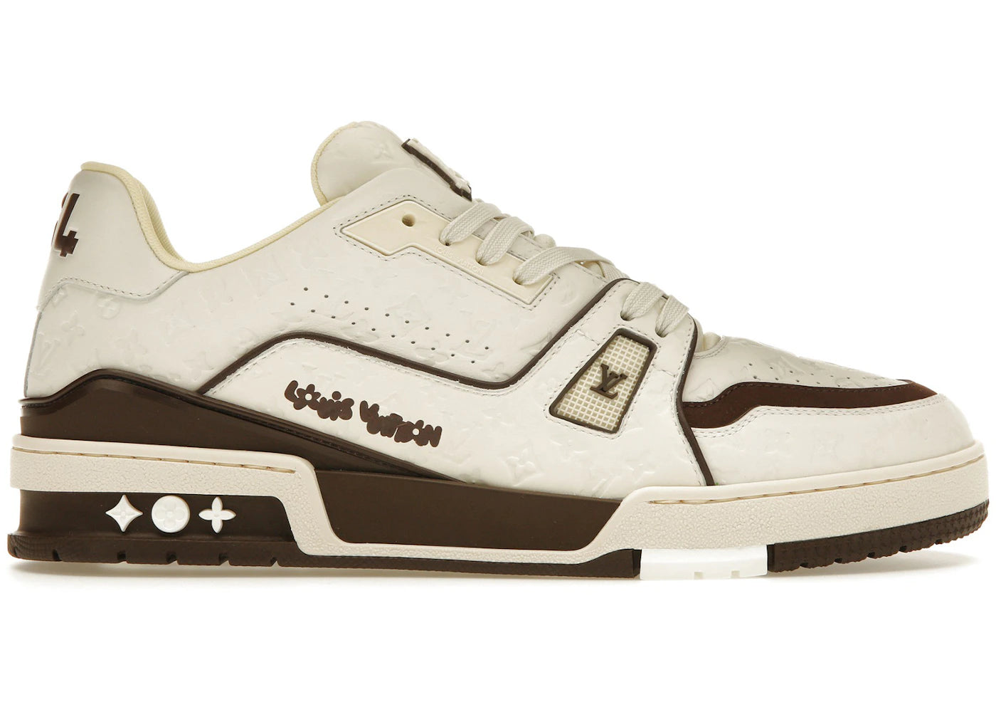 Louis Vuitton By Tyler, The Creator Lv Trainer White Mocha UK 10