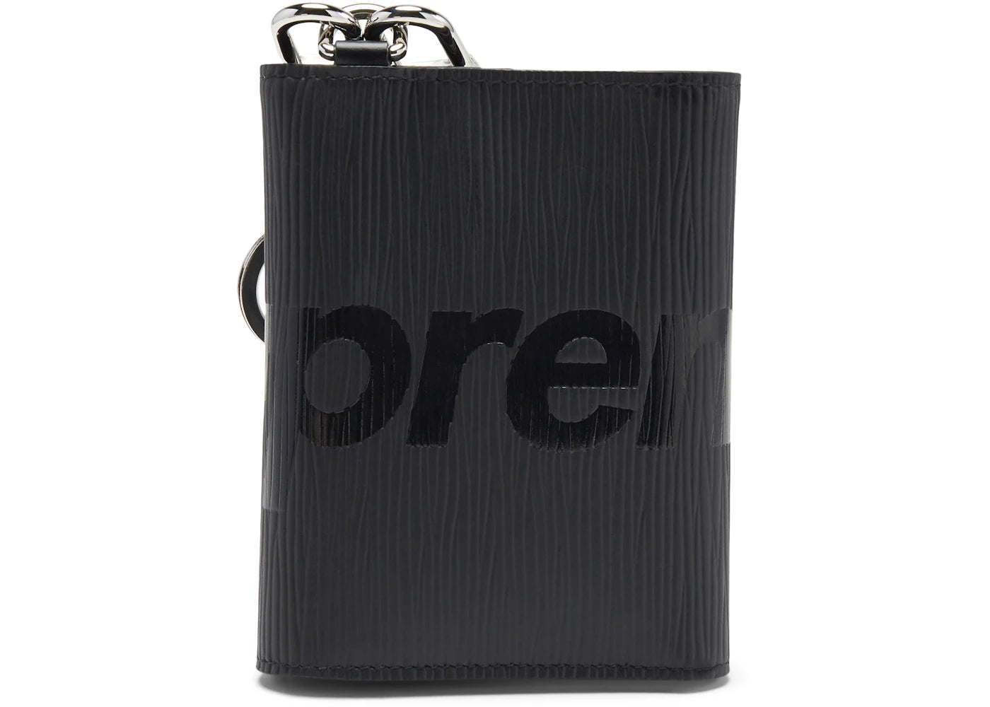 Louis Vuitton X Supreme Chain Wallet Epi Black