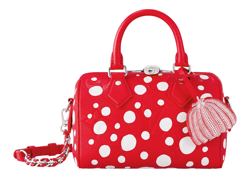 Louis Vuitton X Yayoi Kusama Speedy Bandouliere 20 Red/White One Size