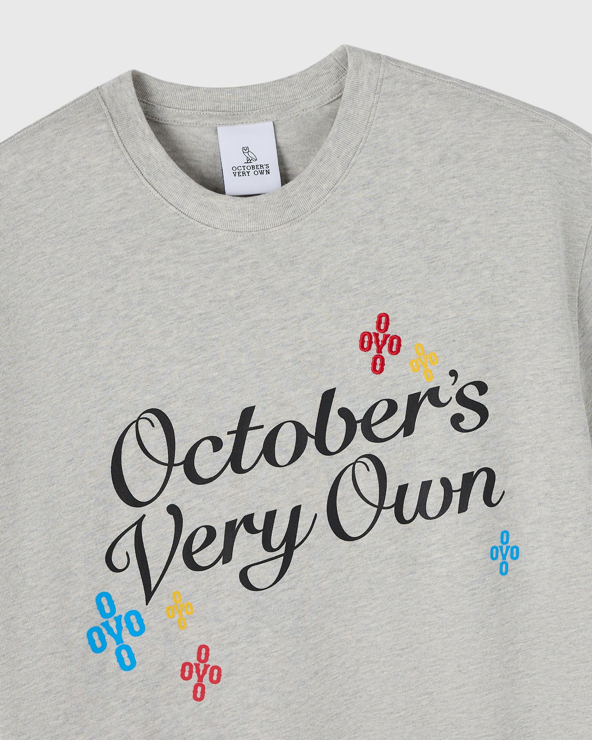 OVO Heavy Jersey Pom Pom Script Tee