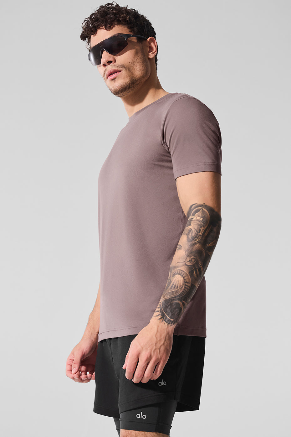 Alo Yoga Conquer Reform Crewneck Short Sleeve