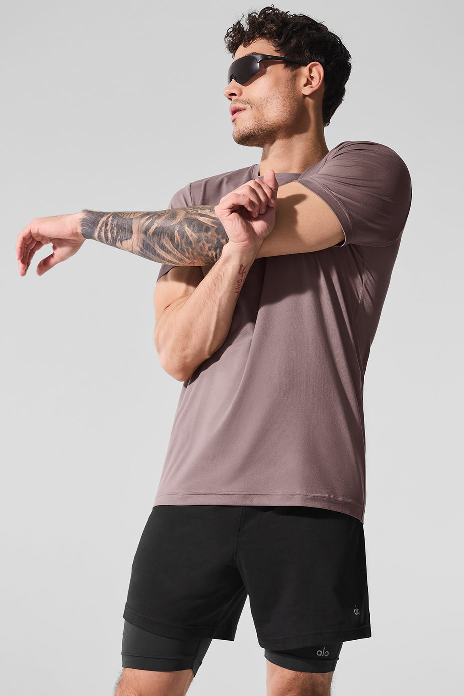 Alo Yoga Conquer Reform Crewneck Short Sleeve