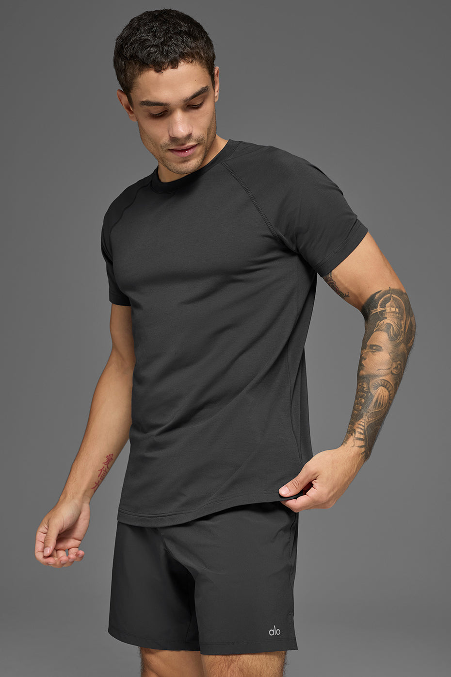 Alo Yoga Alo Vapor Crewneck Short Sleeve