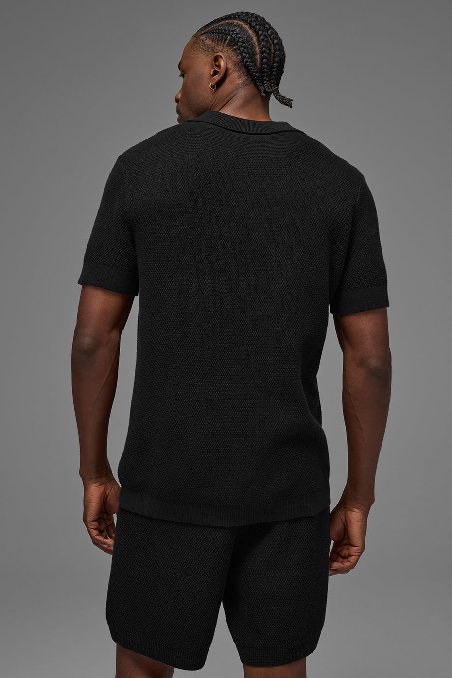 Alo Yoga Sports Club Sweater Knit Polo