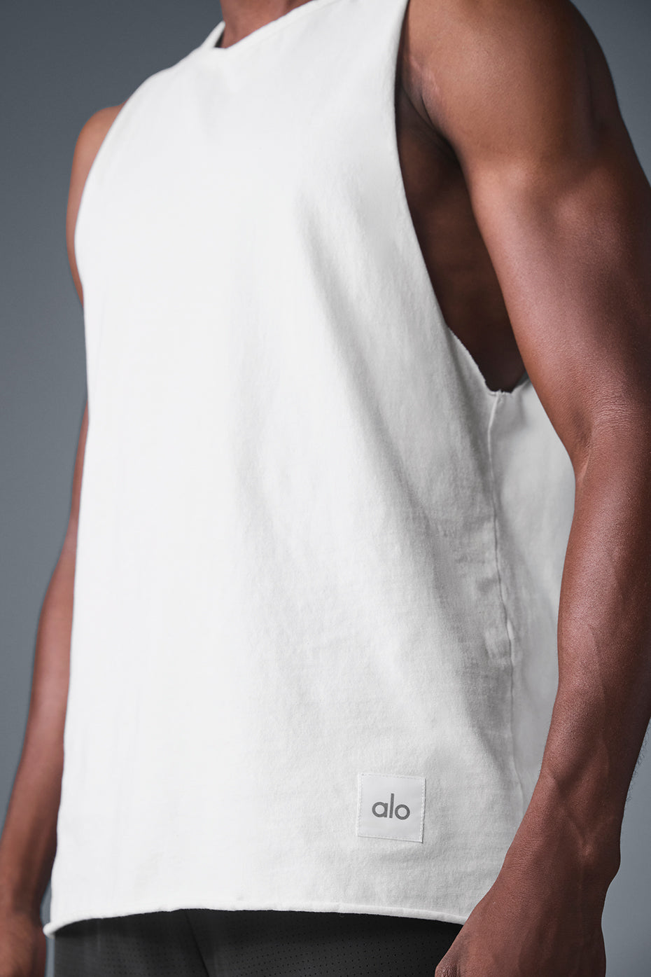 Alo Yoga Society Raw Edge Tank