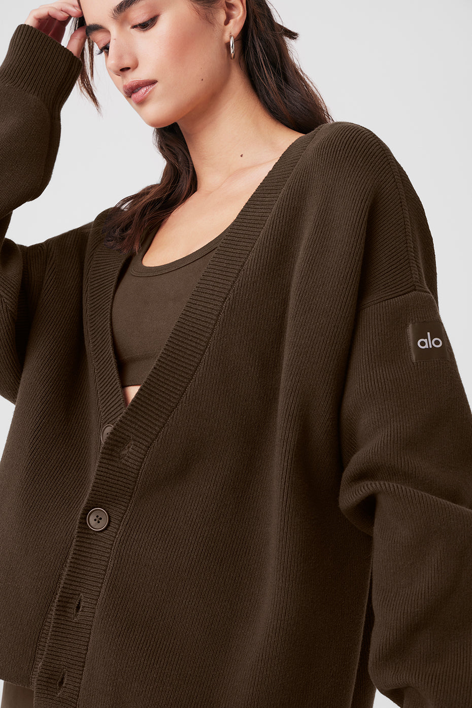 Alo Yoga Women'S Scholar Cardigan Sweater