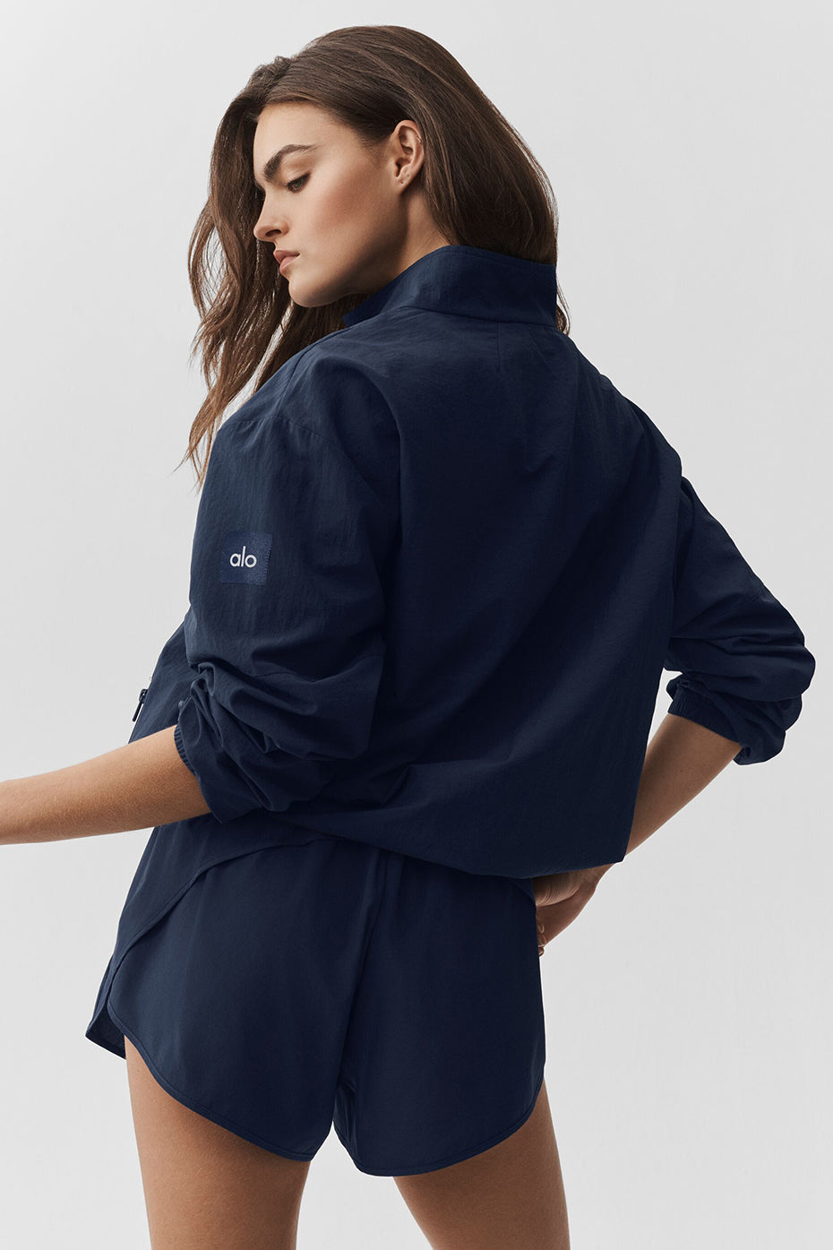 Alo Yoga Women'S Light Weight Takeaway Track Pullover