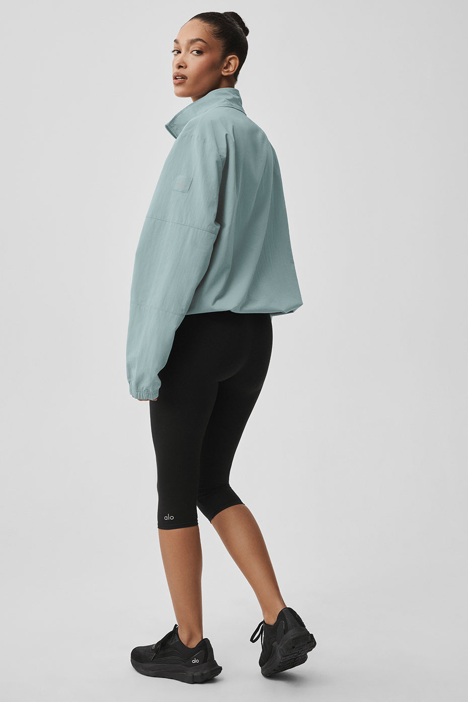 Alo Yoga Women'S Light Weight Takeaway Track Pullover