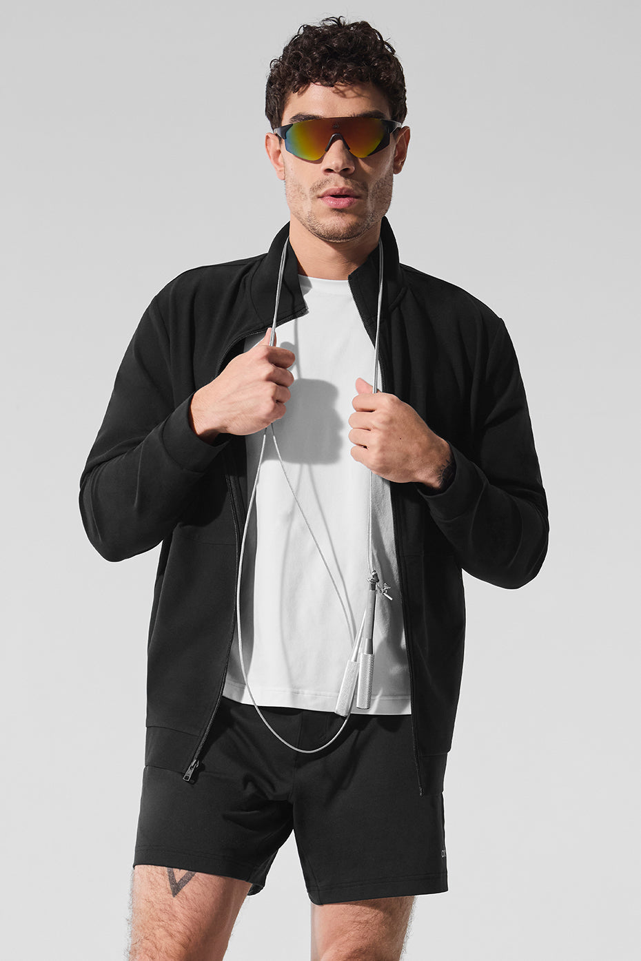 Alo Yoga Conquer Max Mock Neck Full Zip