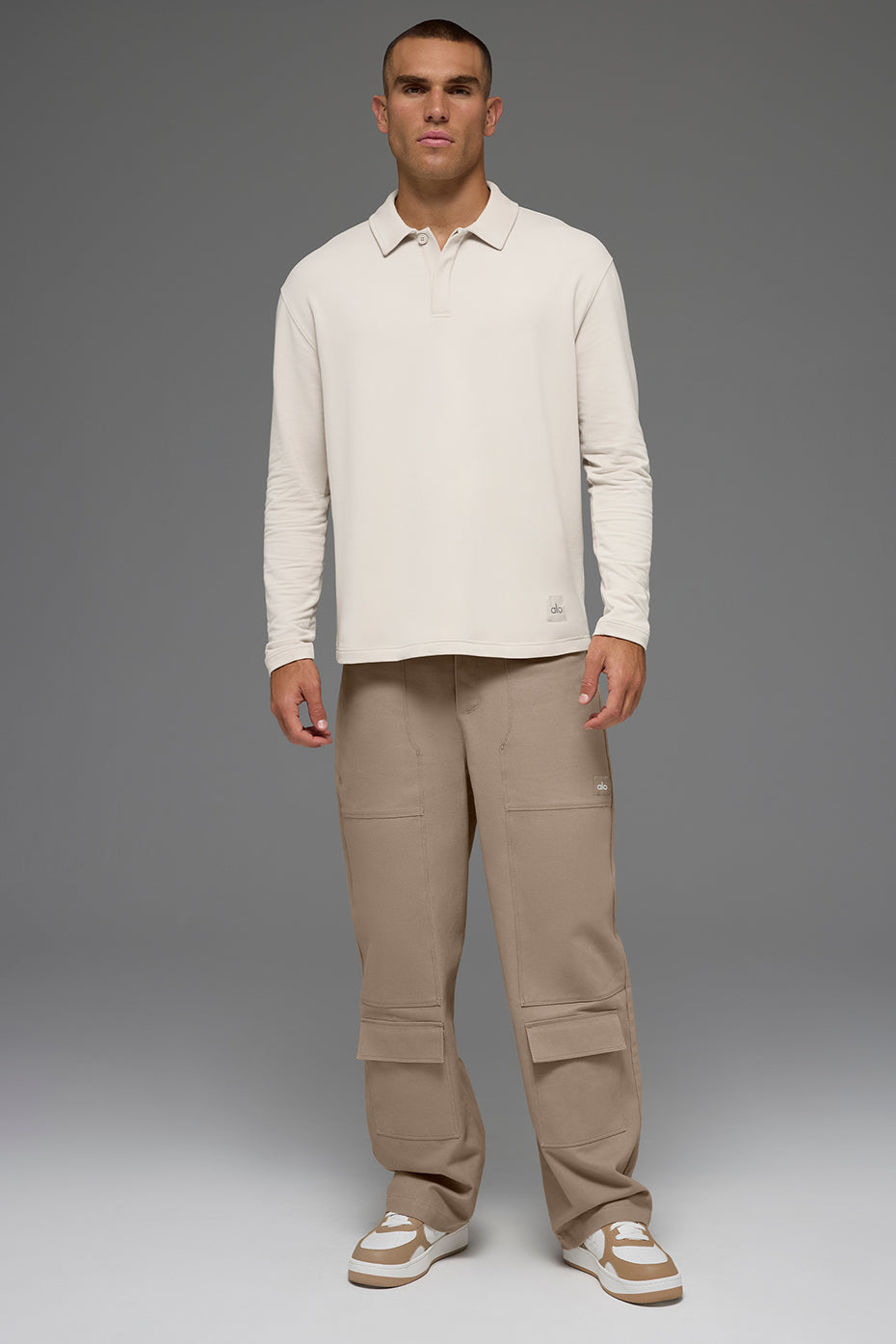 Alo Yoga Double Take Long Sleeve Polo