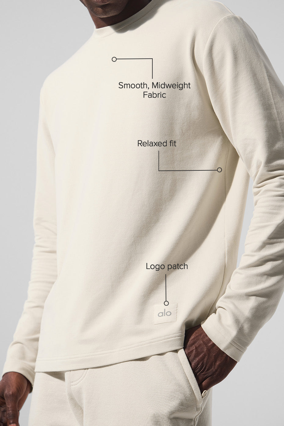 Alo Yoga Double Take Long Sleeve Crew